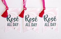 Rosé All Day Wine Tag