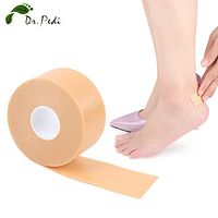 Dr.Pedi Heel Sticker Tape Breathable Bandage Roll Blister Protector Waterproof Anti-Slip Adhesive Support Padding Foam Strips Hand Foot Bandage for Calluses Tender Spots Shoe Friction 1 Pack