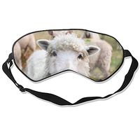 3D Sleep Mask,Ireland Sheep Eye Mask Custom Funny Design, Super Smooth Memory Foam, Maximum Light Blocking & Adjustable Strap