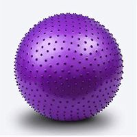 Massage Ball Thickened Explosion-Proof Early Education Tactile Ball Pregnant Woman Baby Fitness Yoga Ball, Purple 95cm
