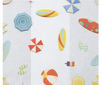 Beach Party Cello Treat Bags - 7.5 x 3.5 x 2in. (40)