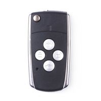 New 4 Buttons Remote Transmitter Flip Folding Car Key Shell Case for 2007 2008 2009 2010 Toyota Camry Corolla Venza Avalon Replacement No Chip Key FOB