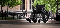 REV3 Wheelchair Wheel Sets, Low Gear (Easy to use), Bolt on Wheels, Reverse Propulsion, Protects The Shoulders from Injury, Reduces Pain in arms and Hands (Black)