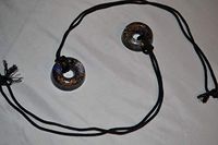 2 Piece Multicolored Quartz Crystal Orgone Pendant and Necklace Set for EMF Protection Headache Relief Collectibles Home Decoration Improved Sleep Chakra Balancing Energy Devices