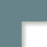 Craig Frames B248 12x12-Inch Mat, Single Opening for 10x10-Inch Image, Sea Green with Cream Core