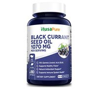 Black Currant Oil 1070mg gla 16% 180 Caps (Non-GMO & Gluten Free) Hexane Free – Natural Anti Aging Antioxidant with High GLA Formula – Supports Hair, Skin, Joint & Eye Health – Softgel Supplement