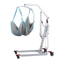 Full Body Mesh Patient Lift Sling with Commode Cutout,Drive Medical Transfer Belt with Polyester Mesh,600 lbs Capacity,Large Medical Lift Equipment for Bariatric,Elderly,Amputee