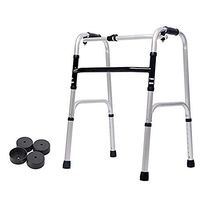 DAGCOT Lightweight Folding Wheeled Walker with Four-Legged Walking Stick Auxiliary Walker,A#