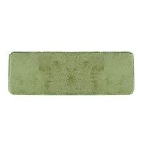 Super1798 Solid Color Fluffy Thicken Floor Carpet Door Mat Living Room Bedroom Non-slip Water Absorption Rug -Grass Green