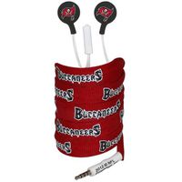 iHip NFE52-TBB NFL Noise Isolating Shoelace Earphones (Tampa Bay Buccaneers)