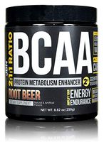 BCAA Powder by JBN. 30 Servings, 2:1:1 Ratio with Cluster Dextrin. Root Beer Flavor. Leucine, Isoleucine, Valine. Ignite Protein Synthesis & Muscle Recovery Free Samples with Every Order