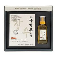 AnnGukBong Hemp Powder Akashi Honey Gift Set 10.58oz/300g + 10.58oz/300g Stick Pouch Bag Korea Hemp 안국봉 순수분말 마가루 꿀 선물세트
