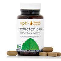 Protection Plus Respiratory | 60 Herbal Tablets - 1000 mg ea. | Natural Herbal Bronchial & Lung Supplement | Detox for Respiratory System