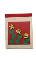 Handmade Green Red Personal or Professional Executive Notepad with Plant Quilling Design/Antique Notebook/Classical Notebook/Royal Notbook