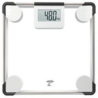 ToiletTree Products Digital Clear Glass Bathroom Scale, 400 Lbs Capacity