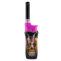 Windproof Flame Utility Torch Lighter Fashion Designs - Black Sugar Skull