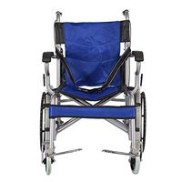 JUFU Wheelchair Foldable Portable Manual Wheelchair Scooter Solid Wheel | (Size : B)