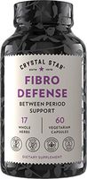Crystal Star - Fibro Defense - Helps Minimize Cramps and Restore Healthy Breast & Uterine Tissue - 60 Vegetarian Capsules