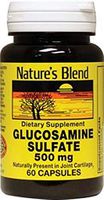 NAT B GLUCOSAMINE SULF CP 500MG60