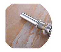 Drains Discount 5 Colors for Choice Brass Basin Drainer Bathroom Pop Up Drains Vanity Sink Drain with/Without Overflow,Chrome Type 1