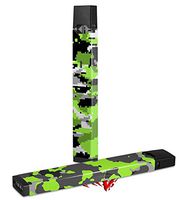 Skin Decal Wrap 2 Pack for Juul Vapes WraptorCamo Digital Camo Neon Green JUUL NOT INCLUDED