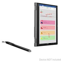 Lenovo ThinkPad L390 Yoga (13.3 in) Stylus Pen, BoxWave [EverTouch Capacitive Stylus] Fiber Tip Capacitive Stylus Pen for Lenovo ThinkPad L390 Yoga (13.3 in) - Jet Black
