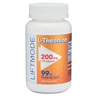 LiftMode L-Theanine 200mg 150 Capsules | #1 Value for Money #Top Amino Acid Supplement | for Focus, Stress Relief, Weight Loss, Pre Workout |Vegetarian, Vegan, Non-GMO, Gluten Free