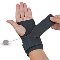 Comfort Cool Ulnar Booster Support Provides Compression for Ulnar Sided Wrist Pain. TFCC Tear Triangular Fibro-Cartilage Complex Injuries, Tendonitis or Repetitive Use Injury. Right Large in Black