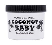 Coconut Baby Oil Organic Moisturizer - for Hair and Skin Care - Cradle Cap Treatment, Eczema and Psoriasis Relief - Massage - Sensitive Skin, Diaper Rash Guard, and Stretch Marks - Vitamin E - 4 fl oz