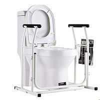 Solid Portable Toilet Safety Rails Bar Bathroom Toilet Safety Assist Frame Safety Aid Hand Rail for Elderly Disability