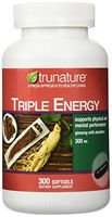 Trunature Triple Energy Ginseng and Eleutherococcus 300 Softgels
