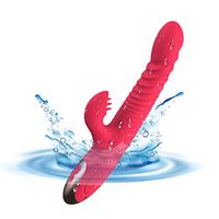 8 inch Multiple Speed Soft Silicone G Spɔt Dildɔ Vibratɔr Waterproof Powerful Vibrations Women Toy Pink