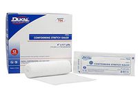 Dukal Conforming Stretch Gauze, Sterile, 4" W x 4.1 yd. L, White (12 Bags of 8) (Pack of 96)