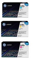 HEW HP 648A CE261A CE262A CE263A Print Cartridge CP4025 CP4525 Color Set CYM