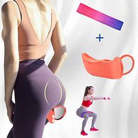 Premium Pelvic Floor Muscle Medial Trainer Inner Thigh Exerciser Hip Trainer Buttocks Lifting Correction,Yoga Body Shape Tools for Women (Orange)