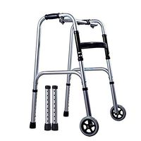 DAGCOT Light Overhead Frame/Walker/Disabled Walking Frame Blue/Red/Brass Wheelless Elderly Stainless Steel Walker