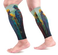 LEVEIS Painting About Friendship Arm Sleeves UV Protection for Men Women Sunblock Protective Gloves Running Golf Cycling Driving Long Arm Cover 1 Pair