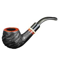 FULUSHOU Mediterranean Briar Wood Tobacco Pipe, Delicate Carved Tobacco Pipe 2