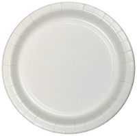 75-Count Value Pack Paper Dinner Plates, White