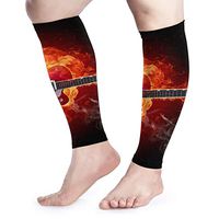 THONFIRE Calf Leg Compression Sleeve for Women Rock Guitar Maternity Recovery Arm Ice Cover