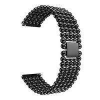 NXDA Compatible For Samsung Galaxy Watch, Plating Zinc alloy Watch 46mm (Black)