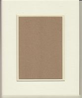 20x24 White & Cream Double Picture Mats Bevel Cut for 16x20 Pictures