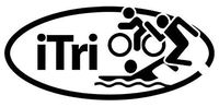 iTri Triathlon Swim Bike Run Oval - Sticker Graphic - Auto, Wall, Laptop, Cell, Truck Sticker for Windows, Cars, Trucks