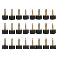 Heel Tips, 24pcs High Heel Tips Replacement Dowels Shoes Tap Cap Repair Tool kit(13x13mm)