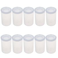 BCP Pack of 10pcs Transparent Color Film Canisters for 35mm Film