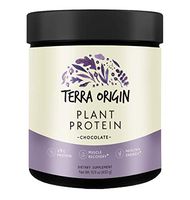 Terra Origin, Plant Protein, Powder, Chocolate, 15 Servings Includes Organic Brown Rice Protein and Pea Protein Isolate, Vegan, Gluten Free, 18g Protein