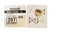 Maxell Watch Battery Button Cell SR726SW 397 (Pack of 5 Batteries)