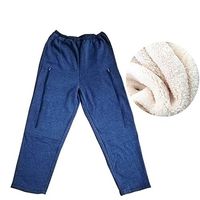 XIHAA Renal Biliary Fistula Old Man Nursing Pants, Drainage Bag Waist Side Collecting Urine Bag Urinary Catheter Incontinence Patient Outing Pants Gray Thicken,Twosidepockets,M