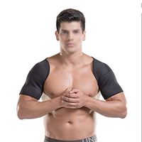 MLX Sports Shoulder Pads, Shoulder Support, Shoulder Care Healthy Breathable Protection with Shoulder Support Wrapped Injury Prevention and Recovery (Color : Black(A), Size : L)