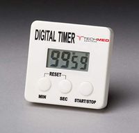DUKAL 4452 Tech-Med Digital Timer, 1/2" Height, 2" Width, 2-3/4" Length